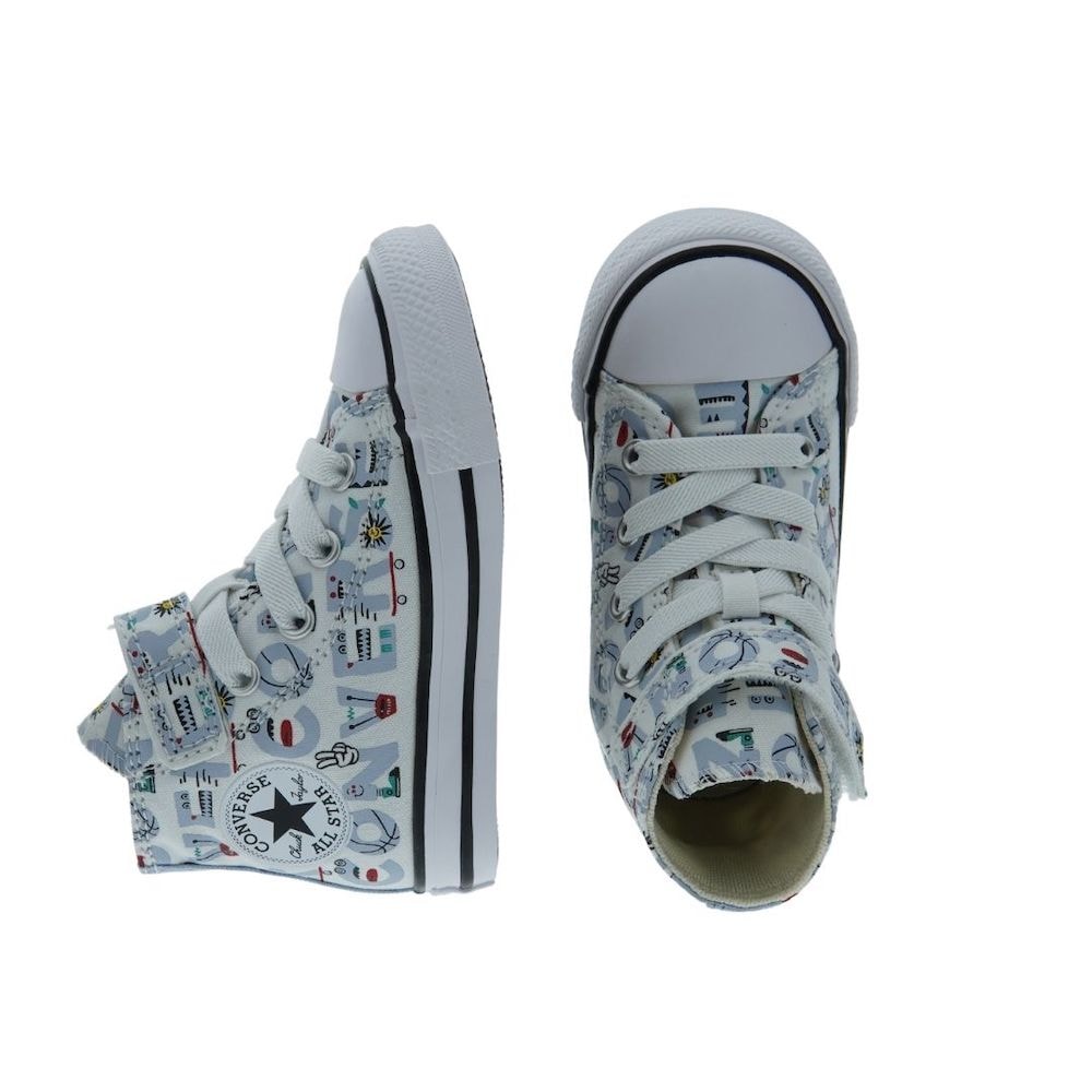 Converse niño velcro gris cheap