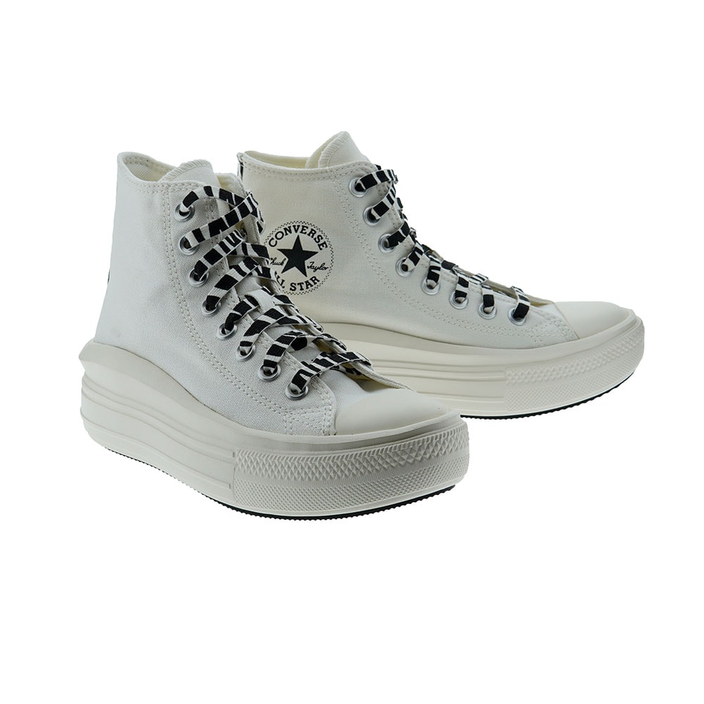 Bota lona plataforma cebra Converse Ctas Move Hi B