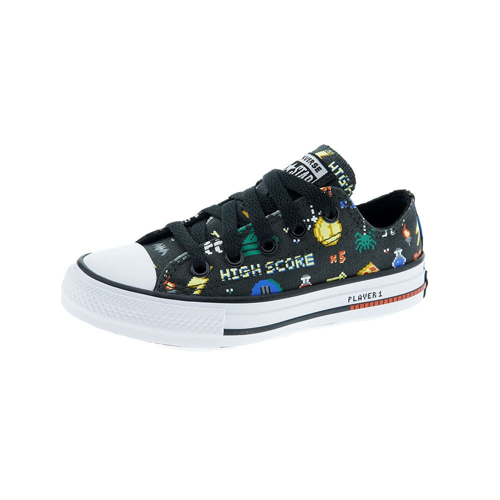 Zapatilla Algodón Estampada Converse CTAS Ox Storm  foto 3