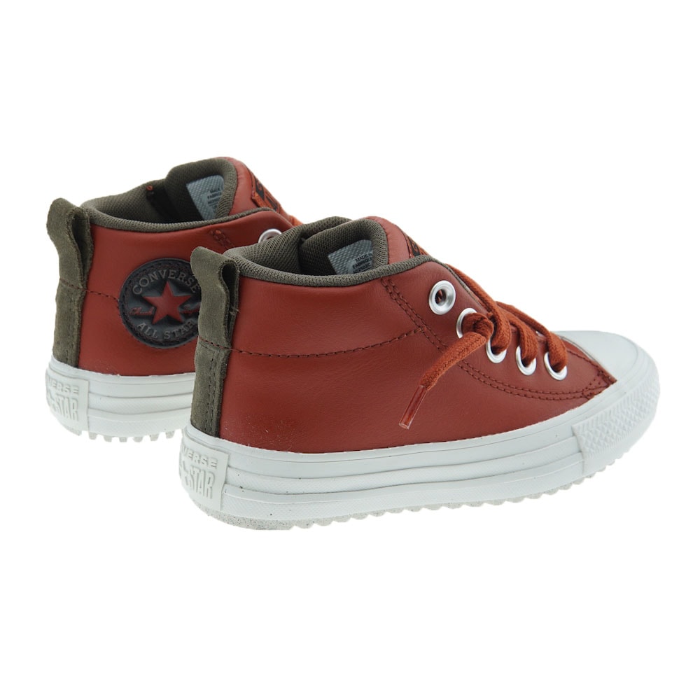 Bota piel niño cordón fijo Converse Ctas Street Book Mid foto 4