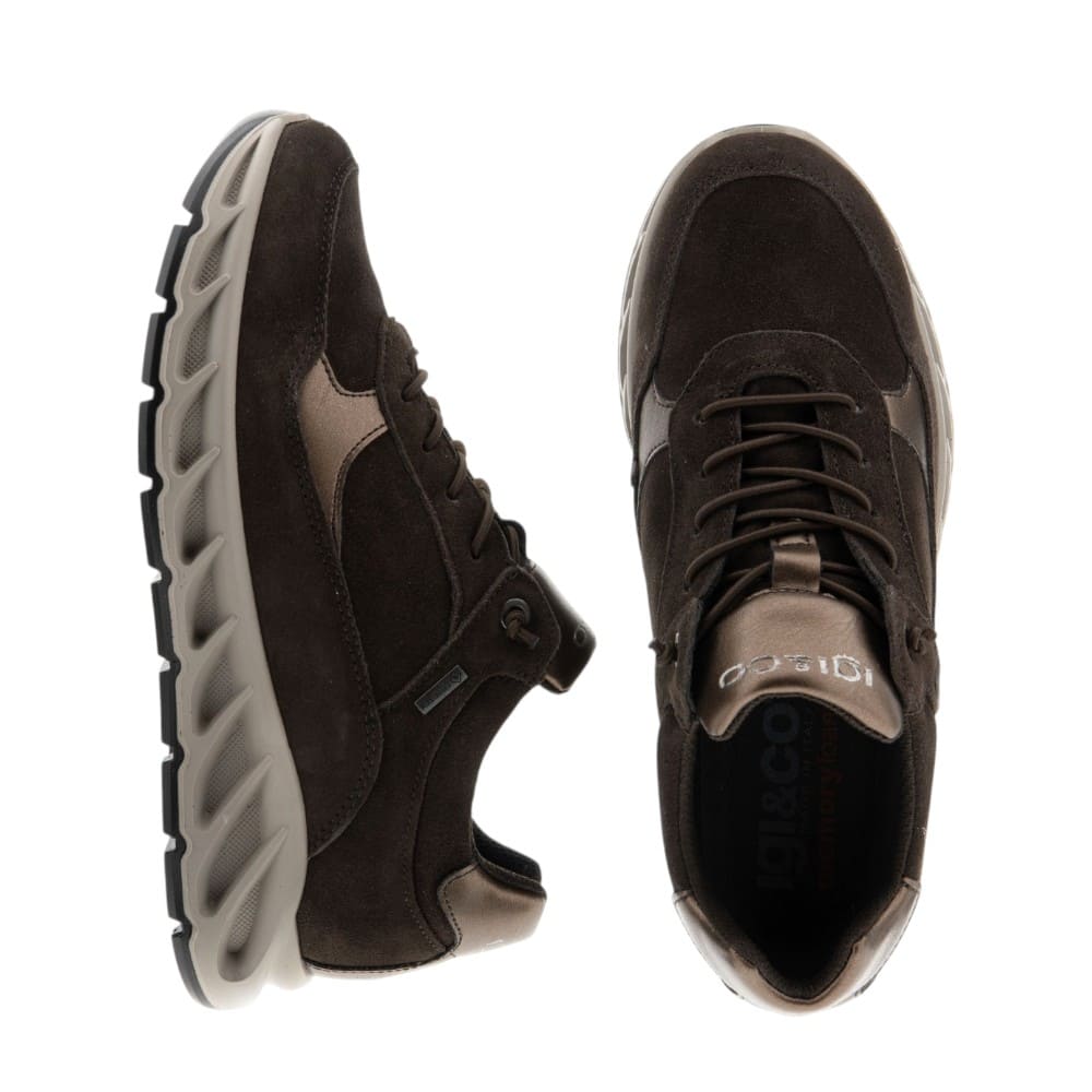 Zapatillas Goretex Marrones Mujer Igi&Co foto 2