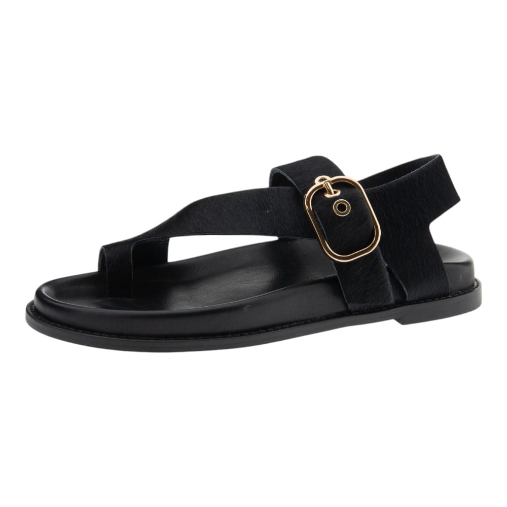 Sandalias Dedo Mujer Inuovo Elegantes con Hebilla Dorada | Carrile foto 3
