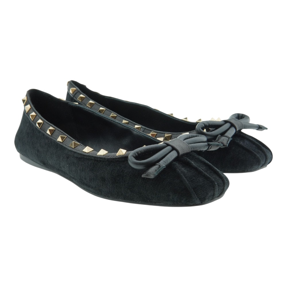 Bailarinas mujer Raso Tachuelas Doradas Venezianas D53-1787K