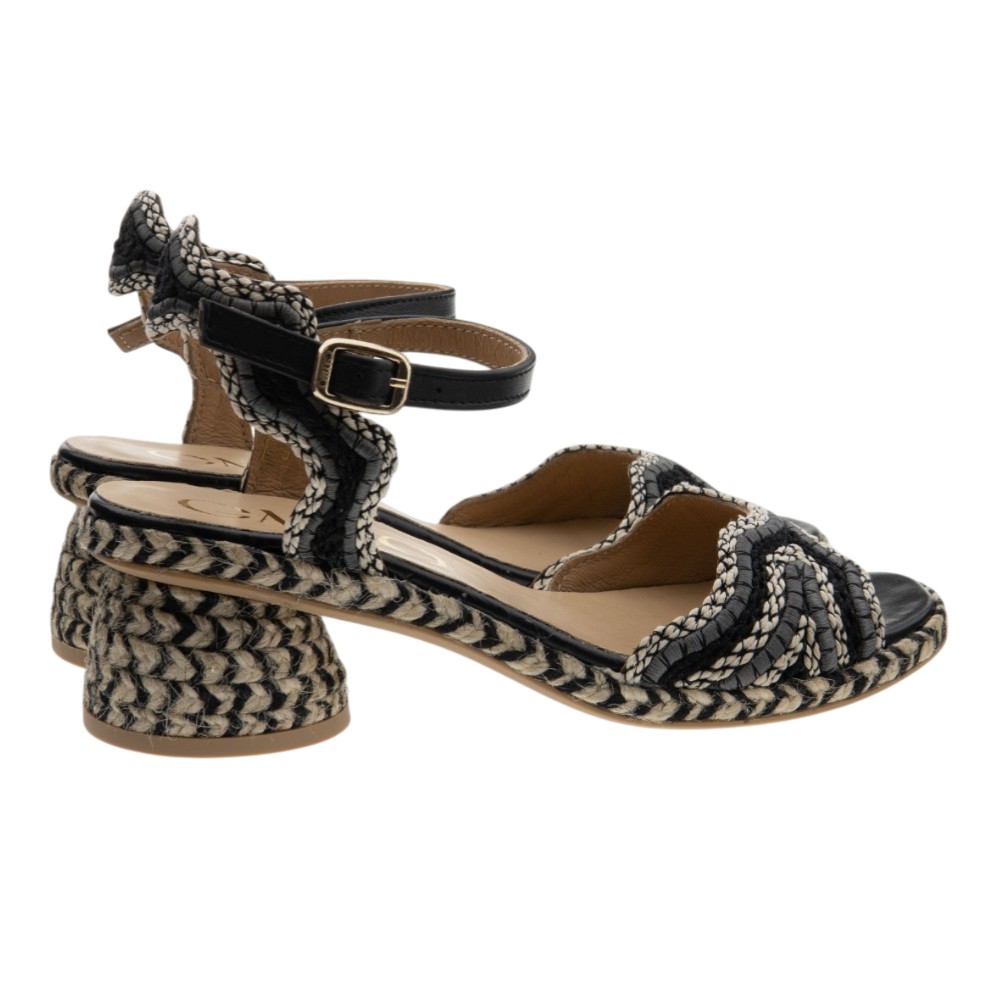 Sandalias Gaimo tacón esparto en dos colores foto 4