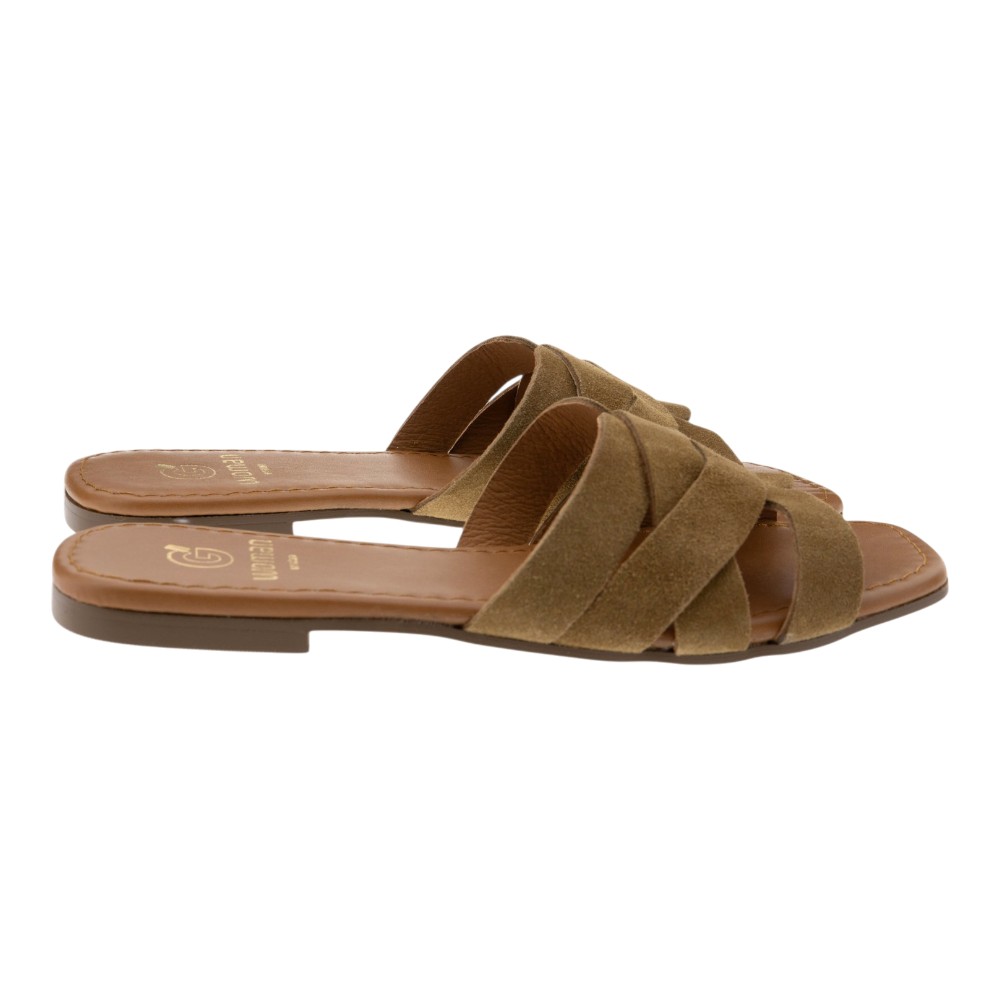 Sandalias pala ante cuero Go Woman foto 4
