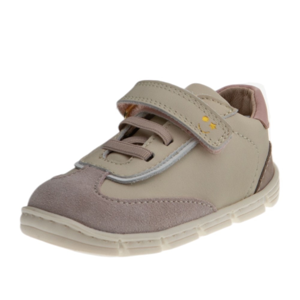 Zapatillas respetuosas bebé Primigi rosa y gris | Carrilé foto 3