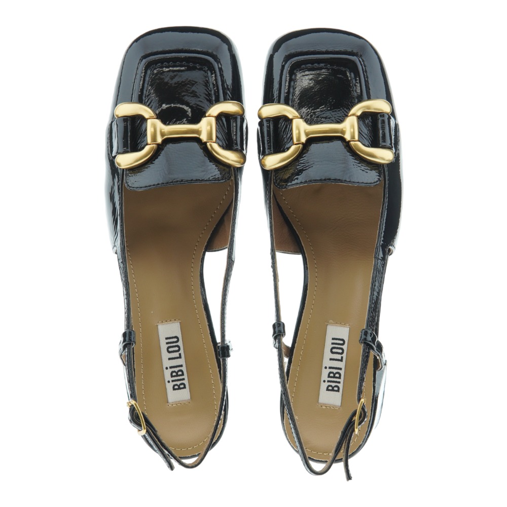 Zapato destalonado tacón charol Bibilou Dennis 574Z21VK foto 2