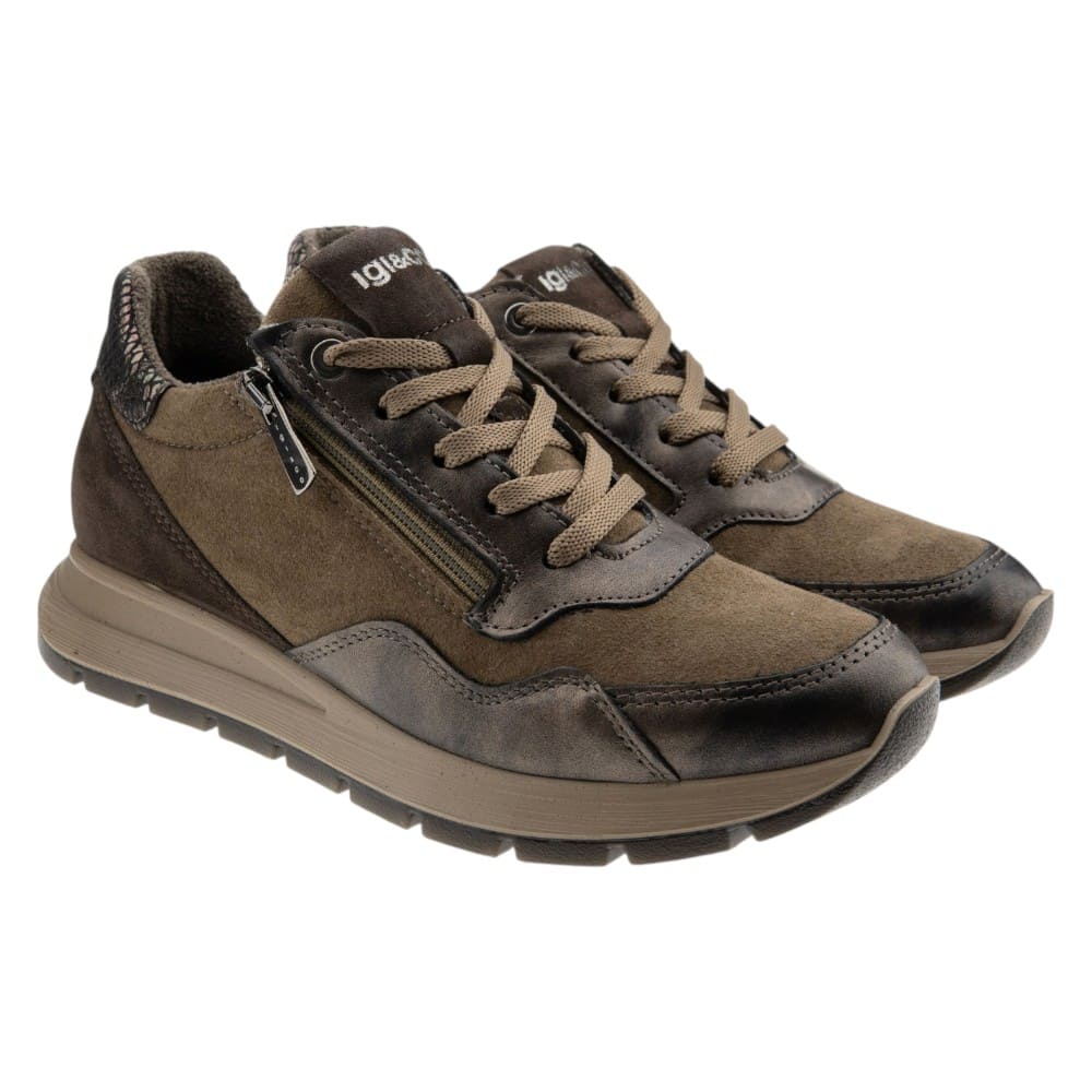 Zapato deportivo mujer cremallera Igi&Co Dermione