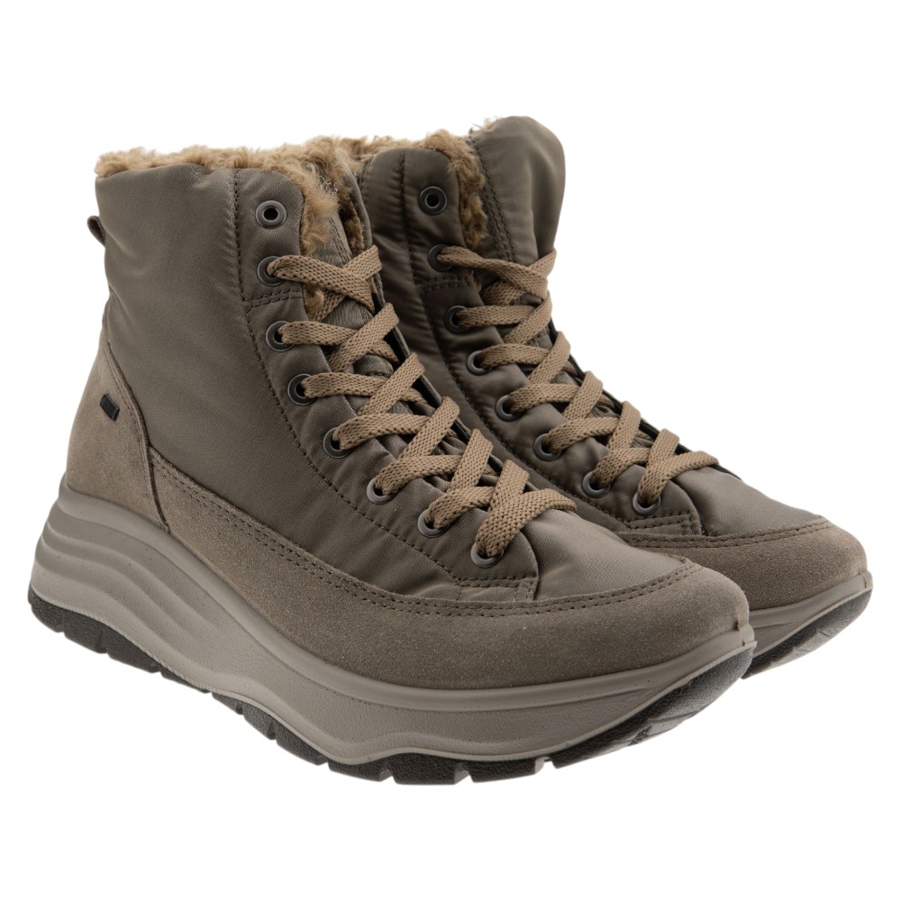 Botines Goretex pelo taupe mujer Igi&Co Dkim GTX 