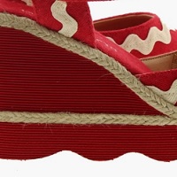 Espadrilles cuña pala cerrada botón Isabellas Dorina foto 7