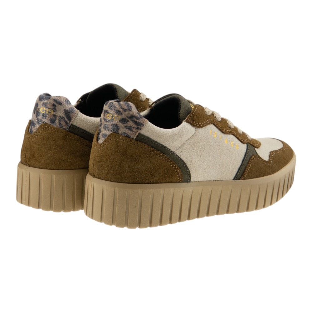 Sneakers plataforma mujer marrones IGI&CO - Altura con estilo foto 4