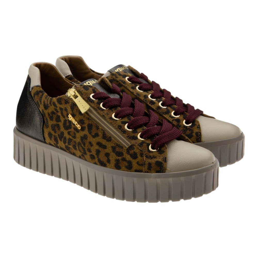 Zapatillas mujer animal print leopardo IGI&CO DWS 86801