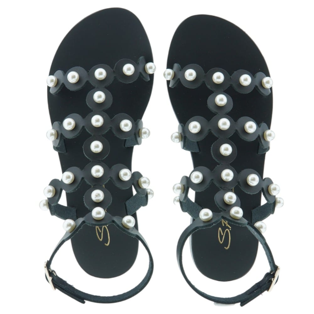 Sandalias Romanas de Perlas S. Piero | Carrilé foto 2