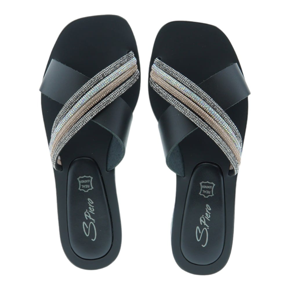 Sandalias Cruzadas Brillos S. Piero Mujer | Carrilé foto 2
