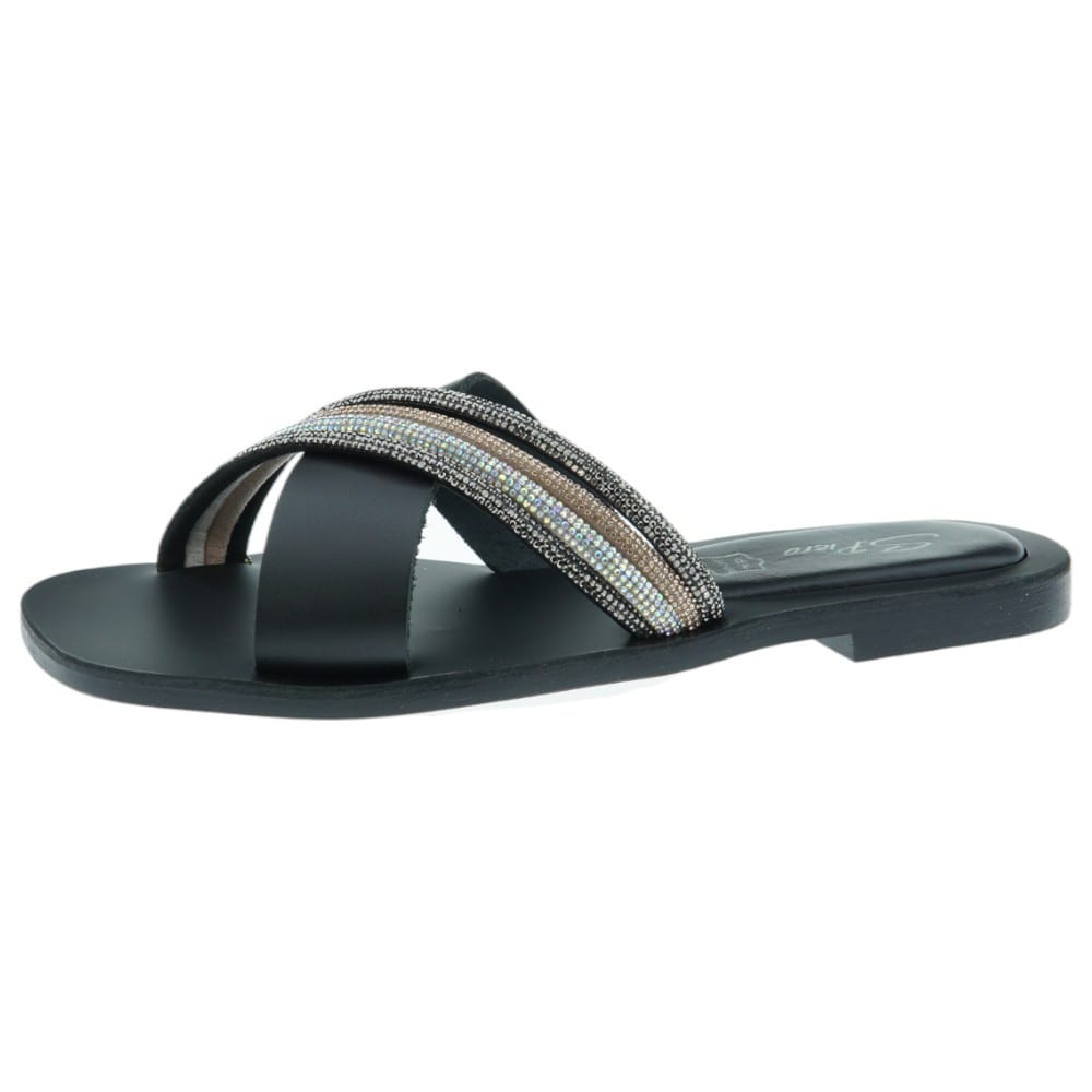 Sandalias Cruzadas Brillos S. Piero Mujer | Carrilé foto 3