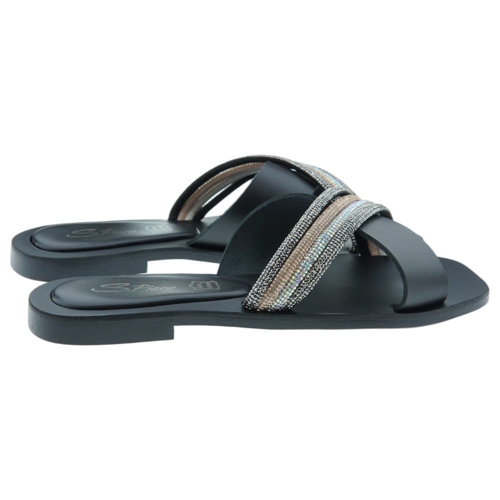 Sandalias Cruzadas Brillos S. Piero Mujer | Carrilé foto 4