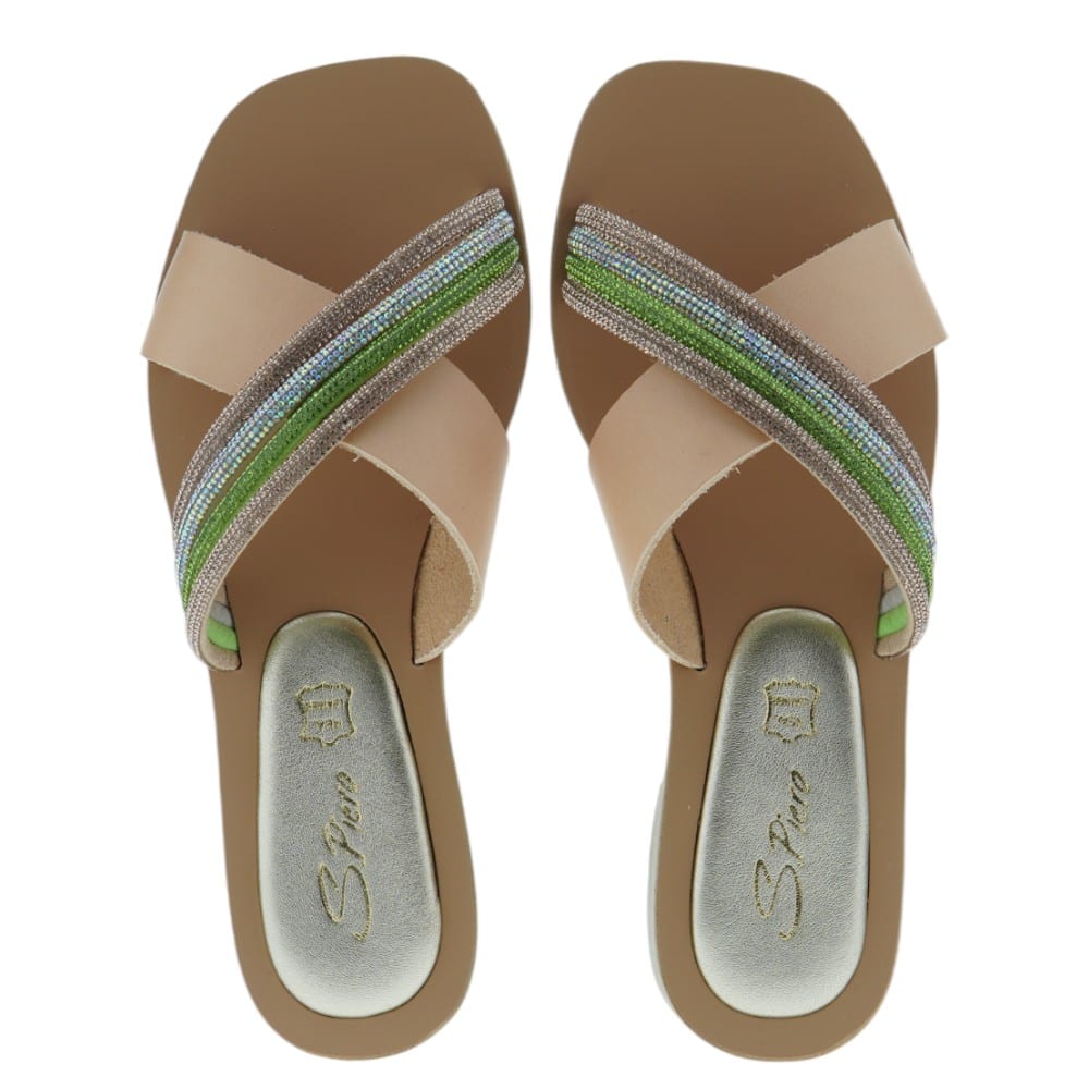 Sandalias Cruzadas Brillos S. Piero Mujer | Carrilé foto 2