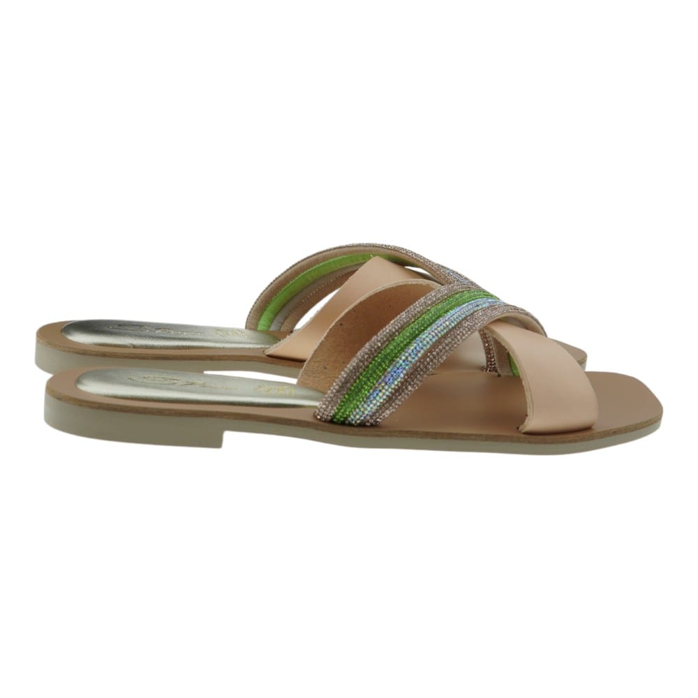 Sandalias Cruzadas Brillos S. Piero Mujer | Carrilé foto 4