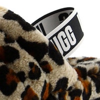 Zapatillas casa abiertas animal print oveja Ugg Fluff Yeah Slid foto 7