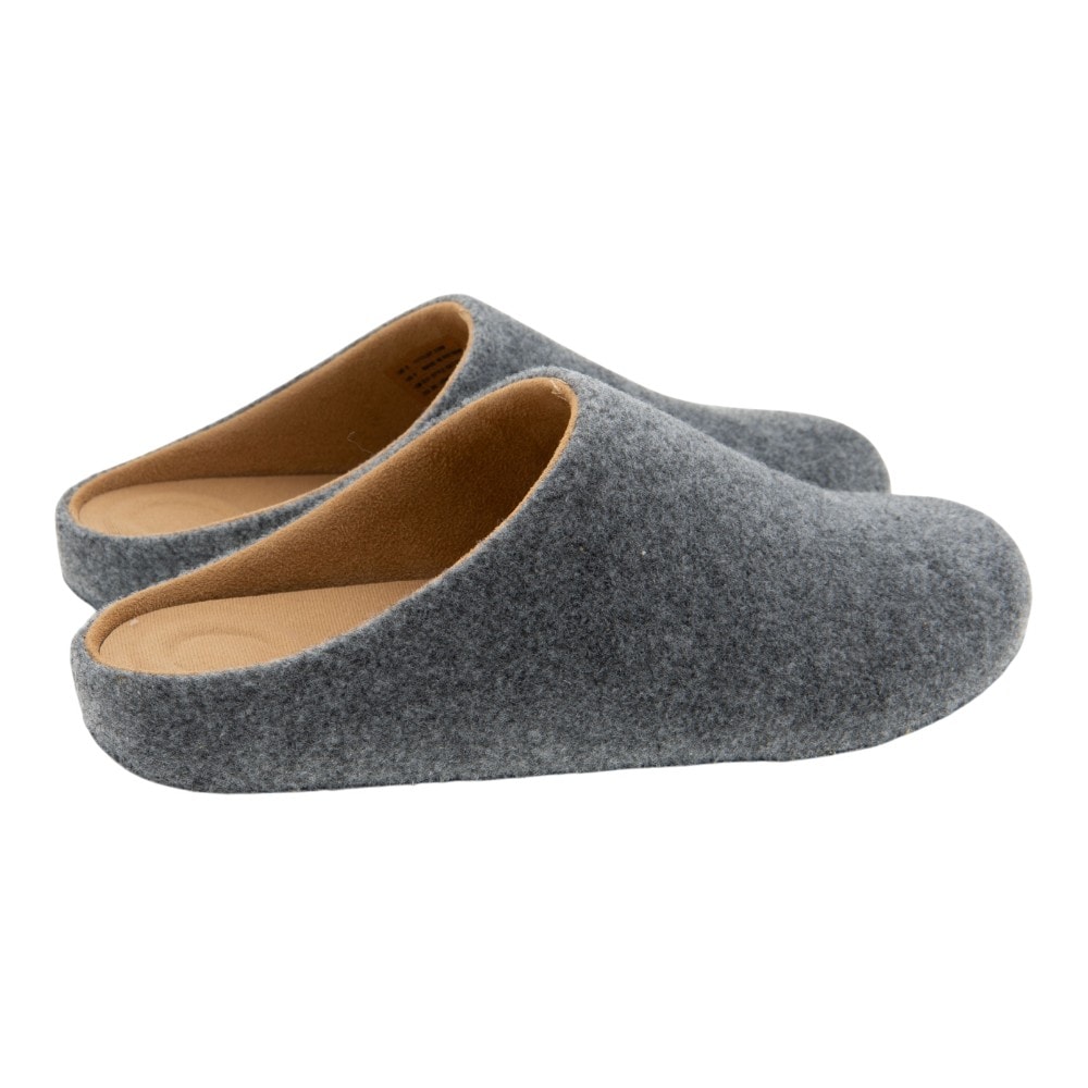 Zapatillas de casa mujer FitFlop de fieltro – Gris y Taupe foto 4