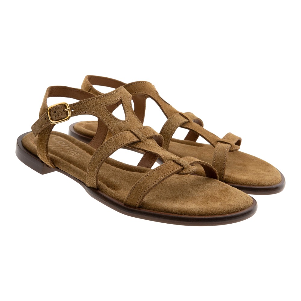 Sandalias planas mujer ante cuero Carrile Women Gala