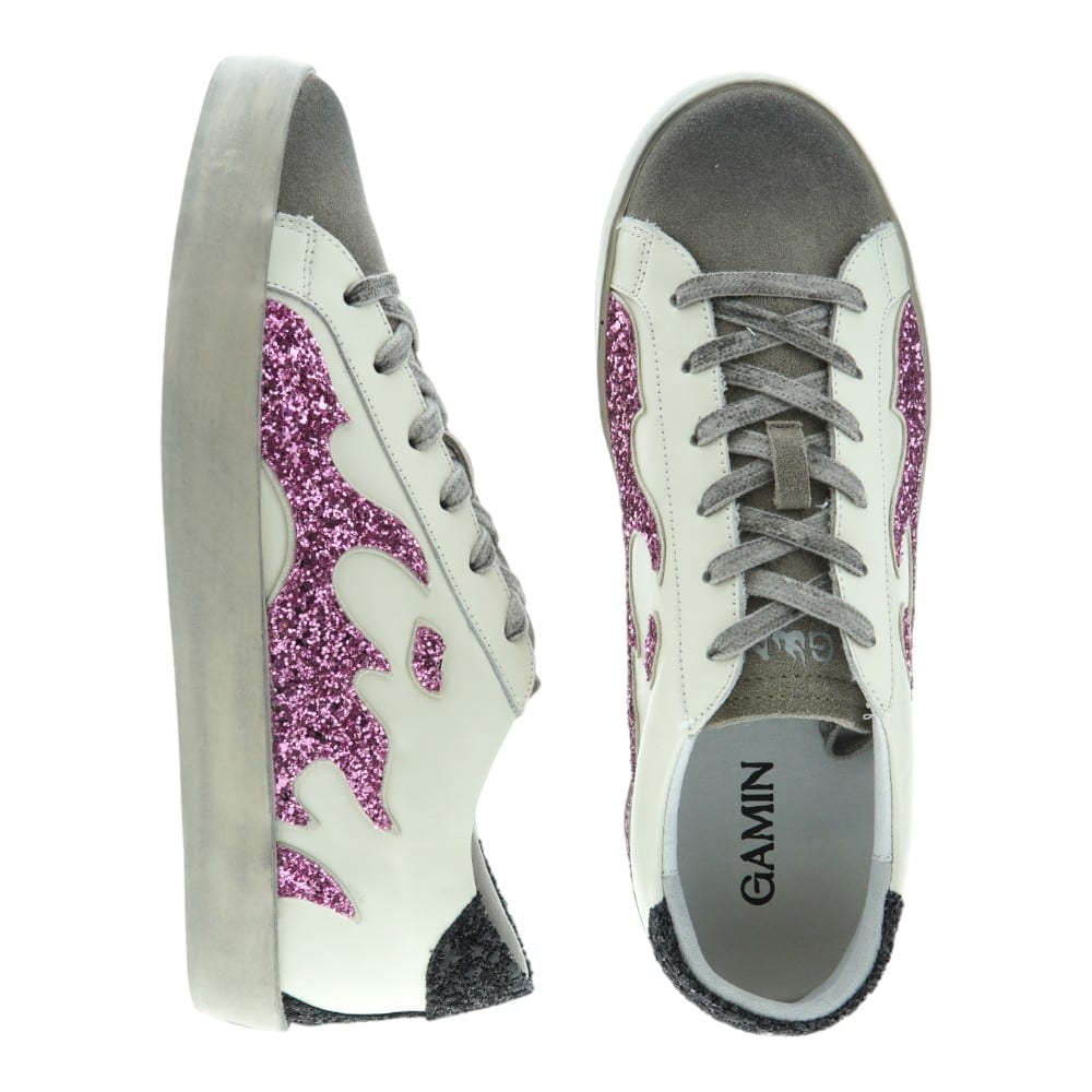 Sneakers Destello Purpurina Biblou Gamin | Carrile foto 2