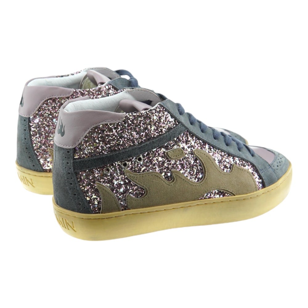 Bota deportiva Gamin Bibilou con glitter y suela de goma para mujer foto 4