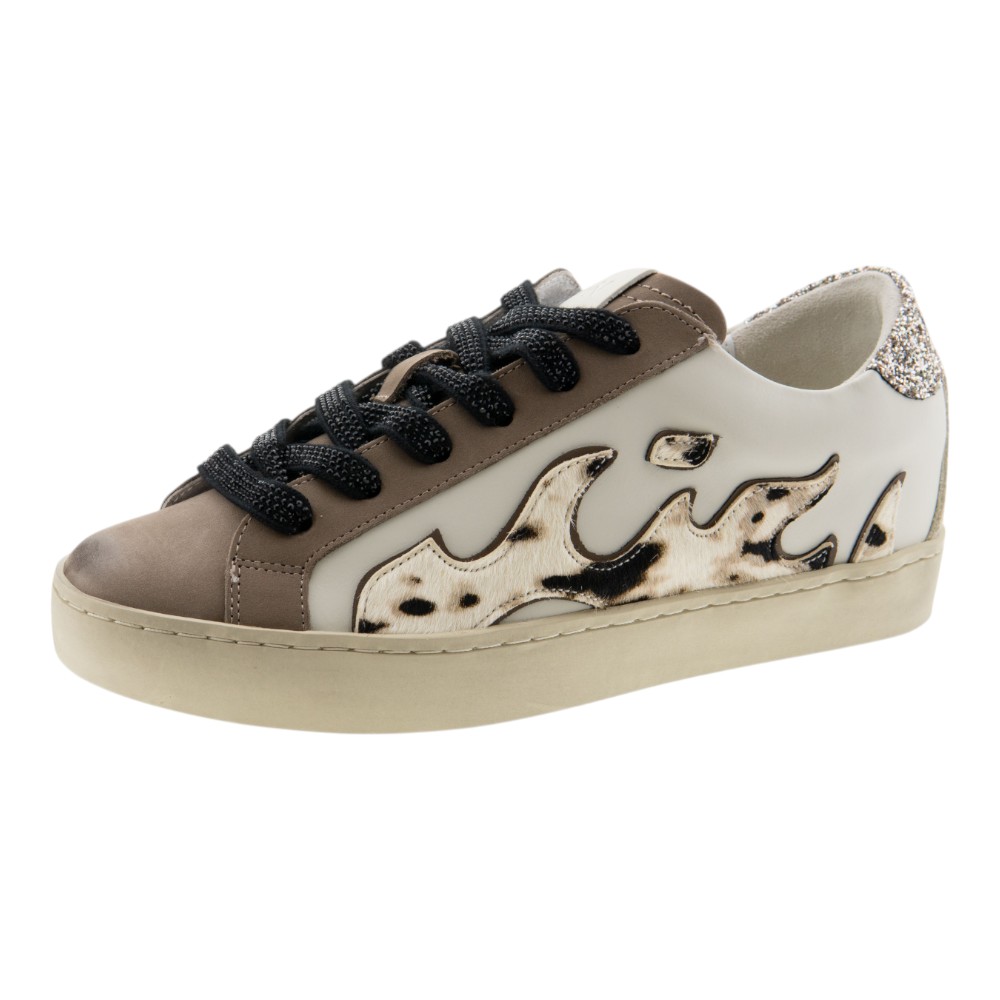 Gamin deportivas mujer | Zapatillas vaca glitter Bibilou foto 3