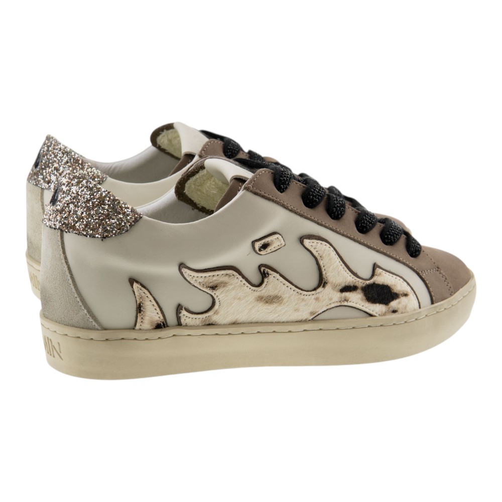 Gamin deportivas mujer | Zapatillas vaca glitter Bibilou foto 4