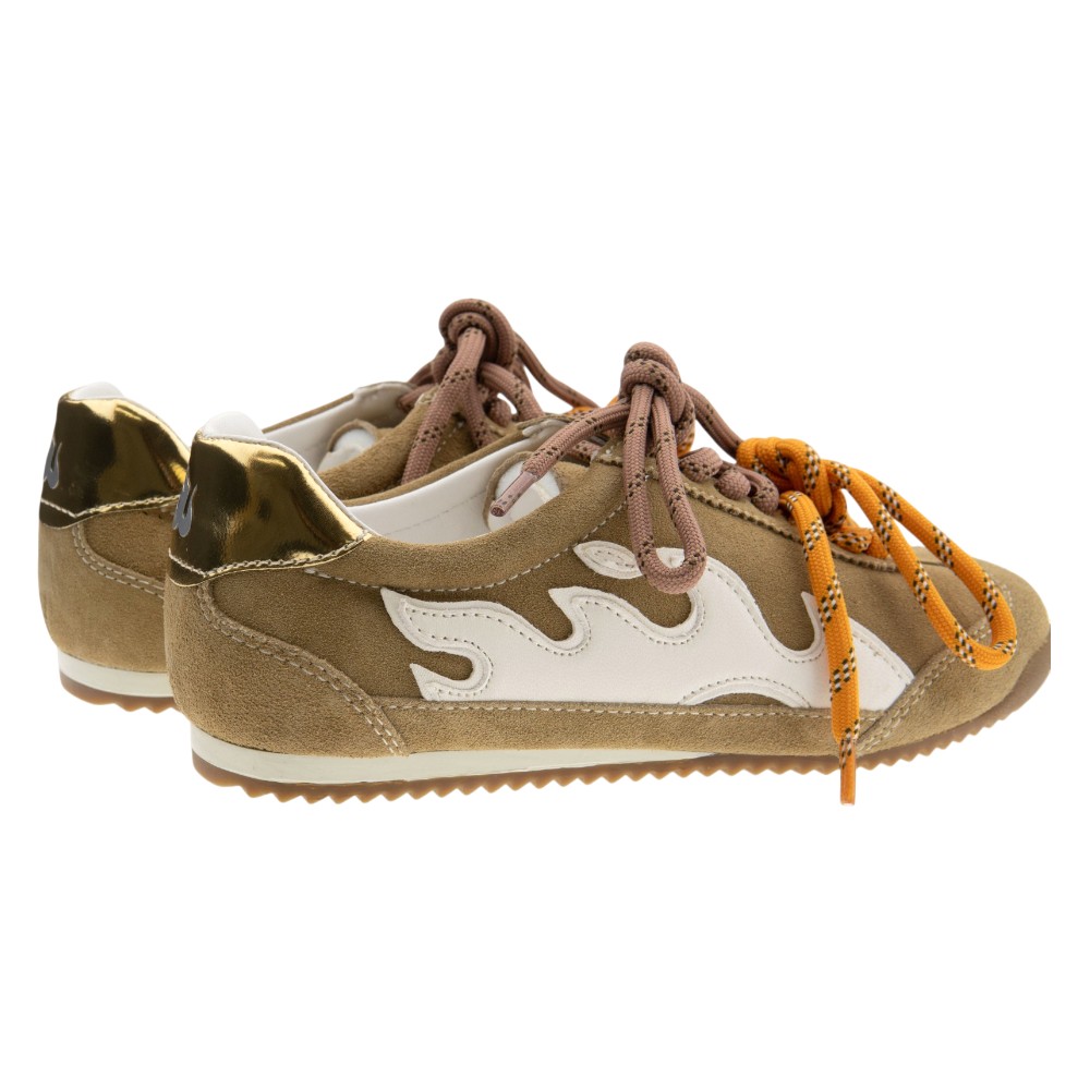 Sneakers cuero cordones Gamin Bibilou foto 4