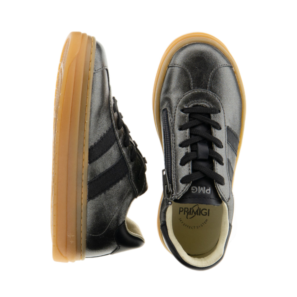 Zapatillas vestir niña Primigi piel metalizada dos colores foto 2