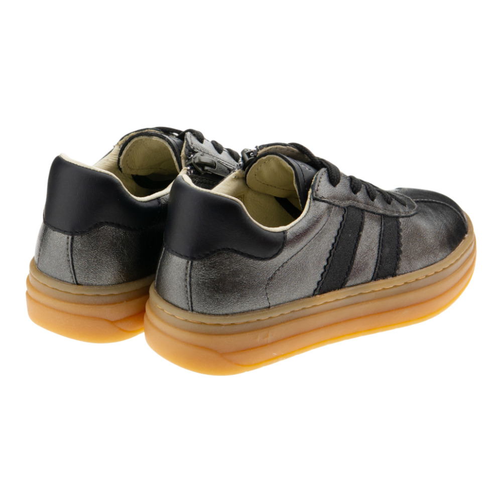 Zapatillas vestir niña Primigi piel metalizada dos colores foto 4