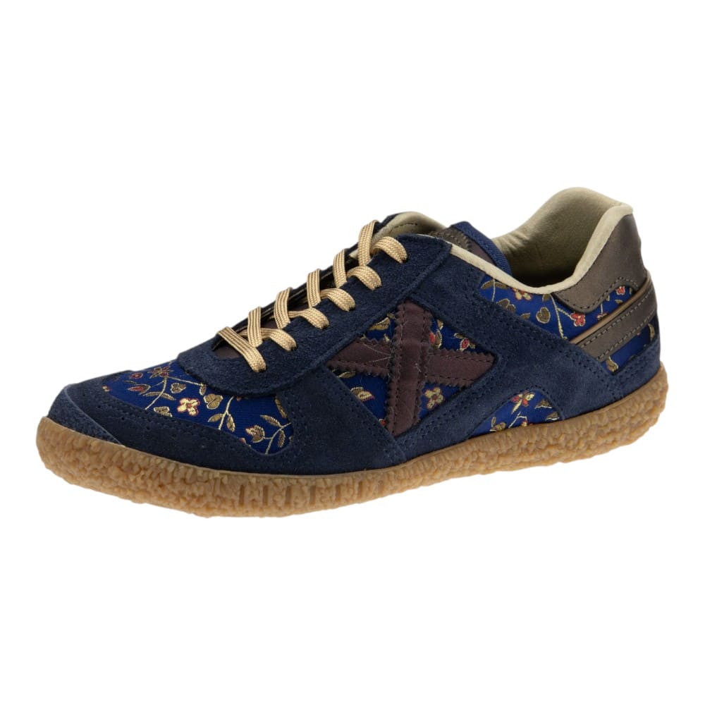 Munich Sneakers Mujer Azules Flores foto 3