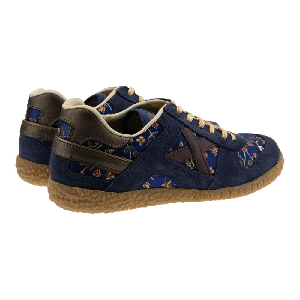 Munich Sneakers Mujer Azules Flores foto 4