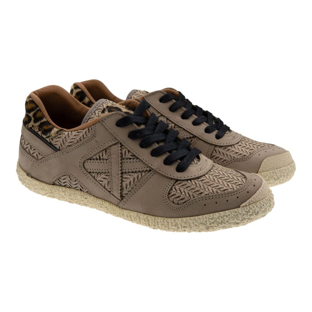 Zapatillas Munich casual mujer taupe Goal 1652