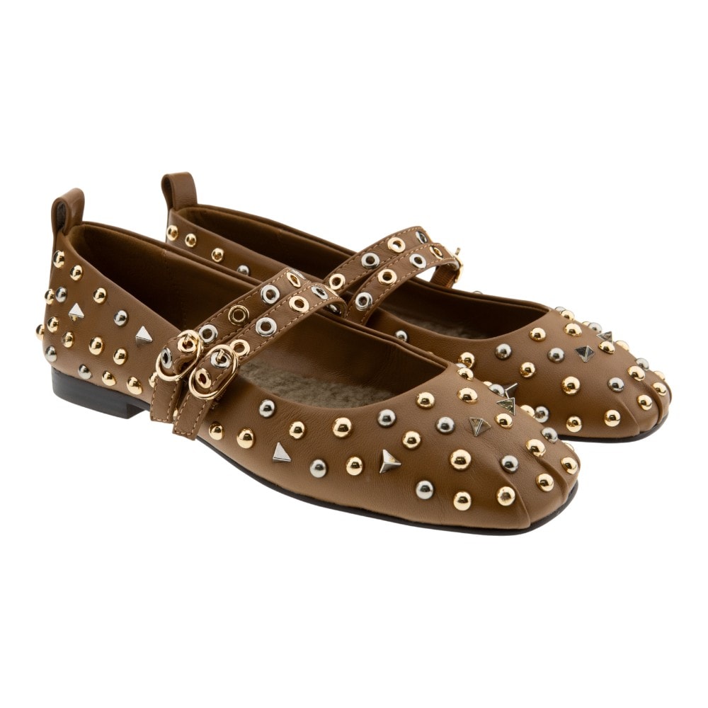 Manoletinas Venezianas cuero hebillas H15TT-3037K