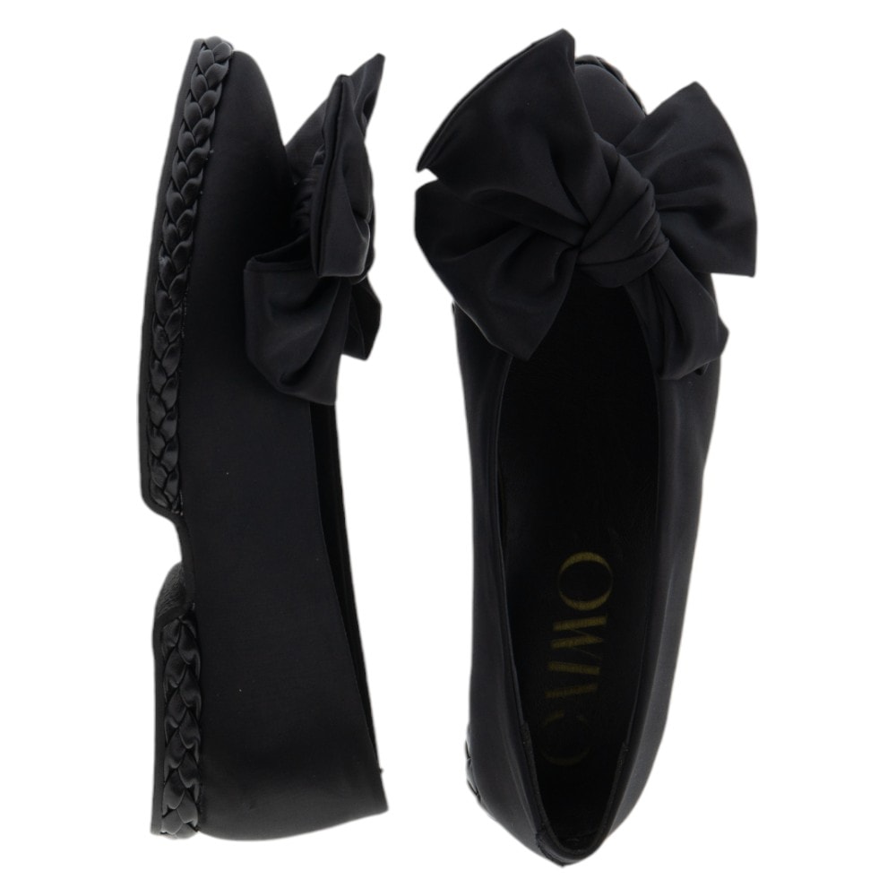 Bailarinas punta piel mujer Gaimo con lazo foto 2