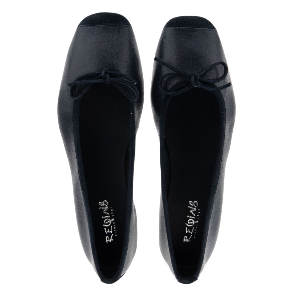 Bailarinas piel mujer lazo Reqins | Clásicas y cómodas foto 2