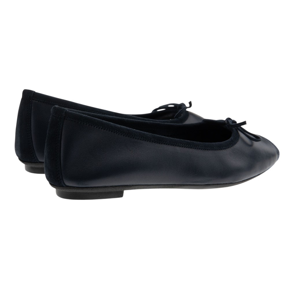 Bailarinas piel mujer lazo Reqins | Clásicas y cómodas foto 4