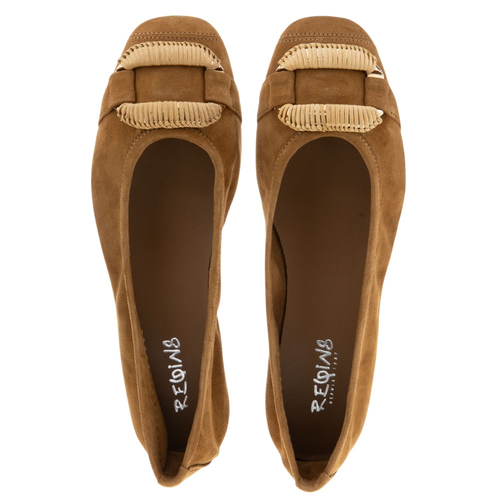 Bailarinas ante mujer adorno hebilla Reqins | Elegancia y confort foto 2