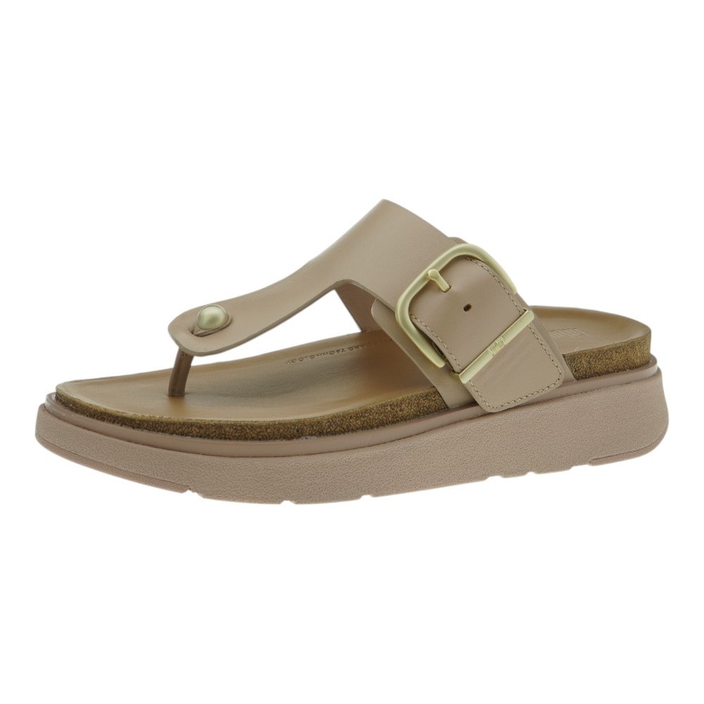 Sandalias dedo plataforma nude para mujer | Fit Flop foto 3