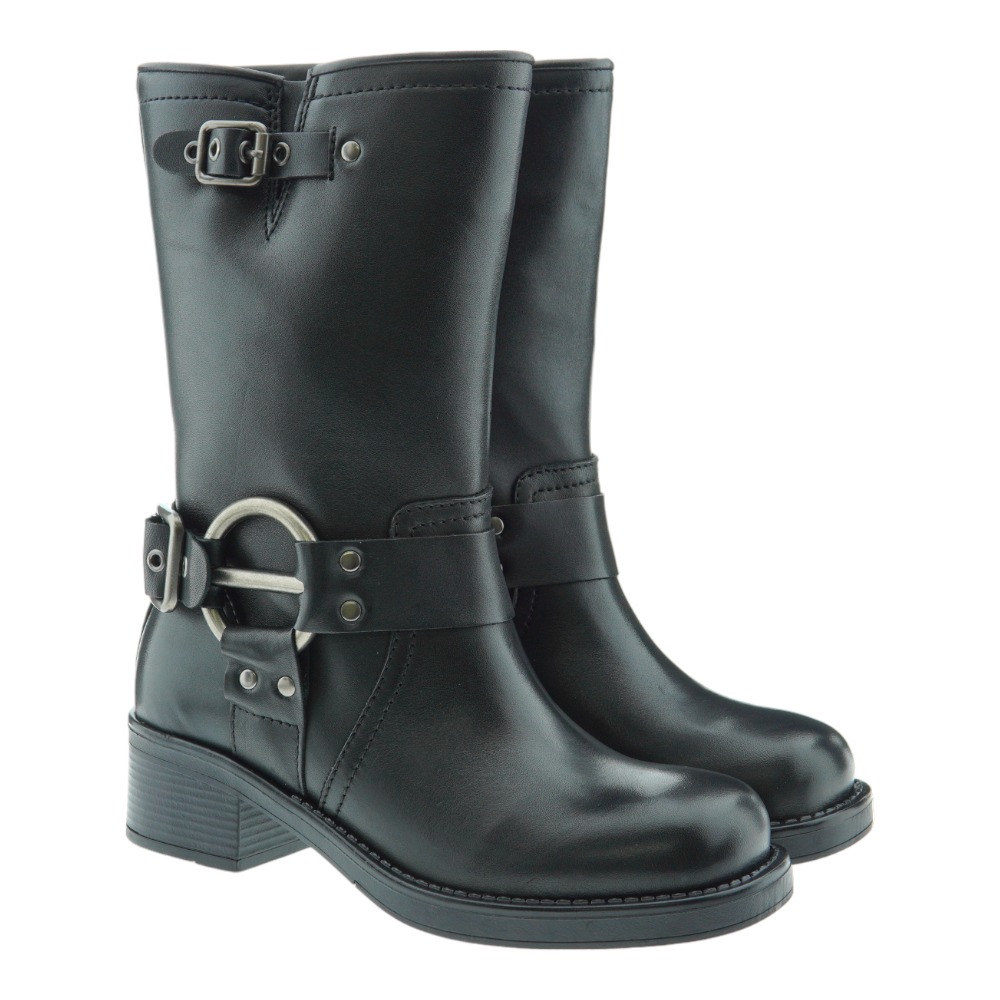 Bota motera caña media mujer Vexed Hera