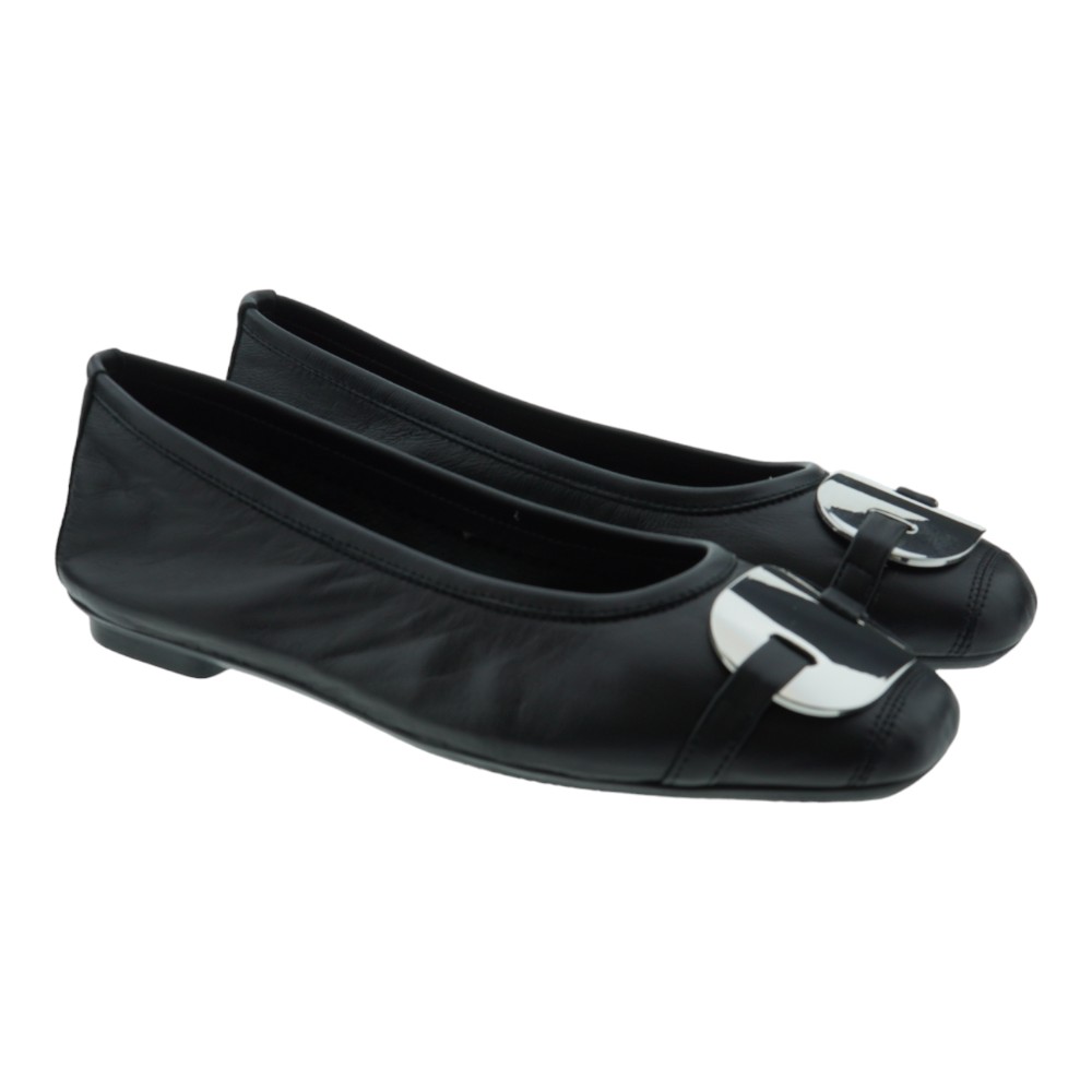 Bailarina piel chapa metálica Reqins Hermes Cuir