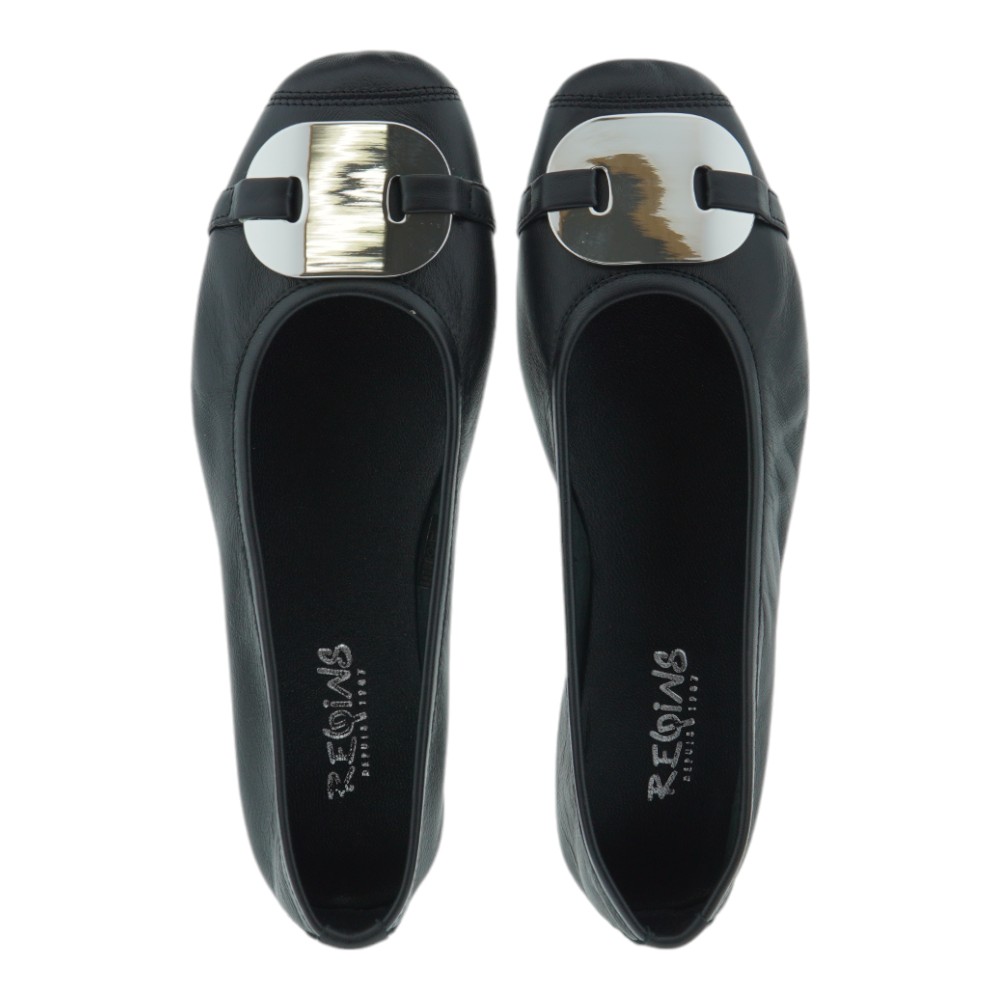 Bailarina piel chapa metálica Reqins Hermes Cuir foto 2