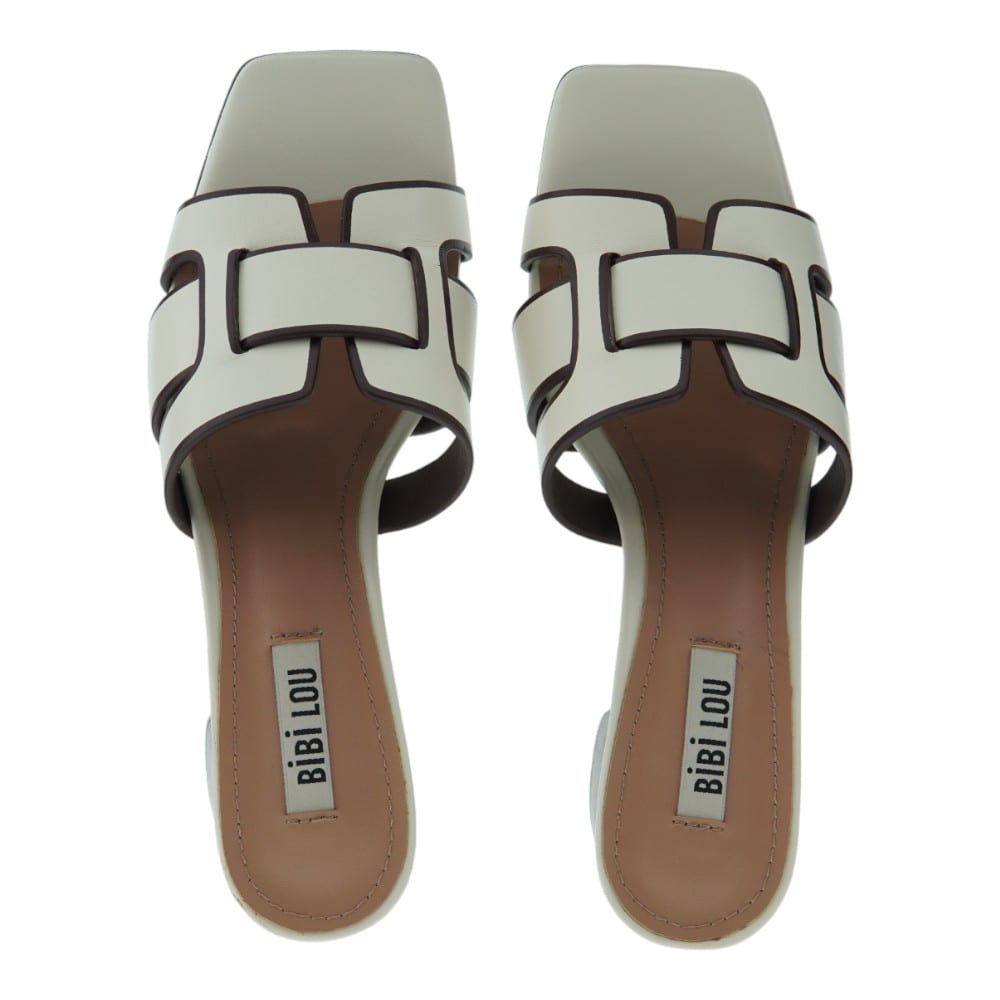 Sandalias con Tacón Bibilou Blancas | Estilo Sofisticado en Carrile foto 2