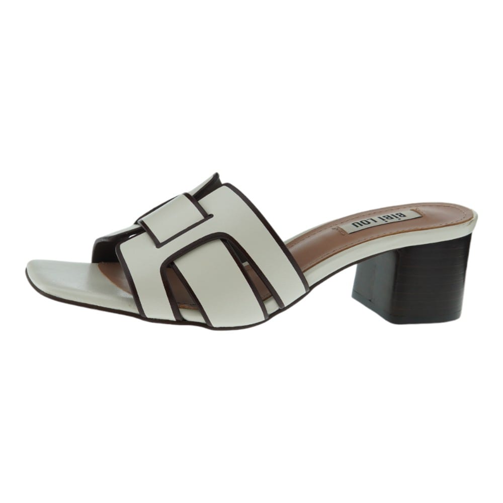 Sandalias con Tacón Bibilou Blancas | Estilo Sofisticado en Carrile foto 3