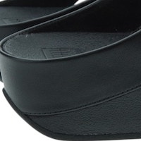 Sandalias dedo cuña negras o blancas con brillos | Fit Flop foto 6