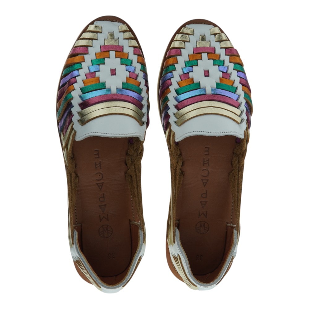 Sandalias mujer cerradas Mapache multicolor foto 2