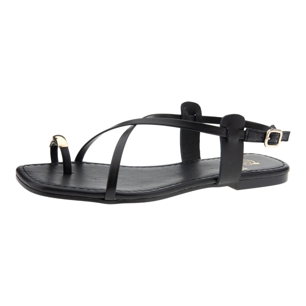 Sandalias planas dedo adorno Go Woman foto 3