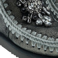 Botas esquimo adorno cristales Mou Inner Wedge Front Heart Patch foto 8